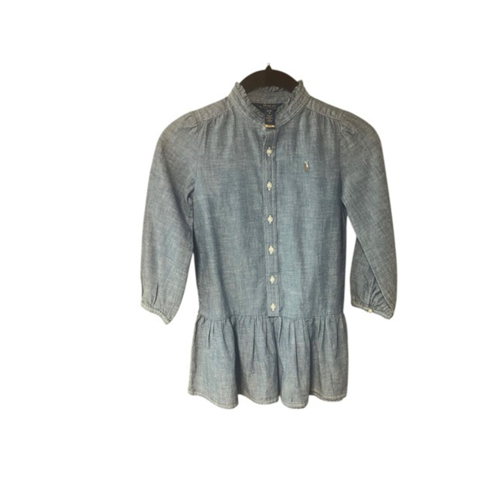 Polo Ralph Lauren‎ Chambray Cotton Girls Shirtdress